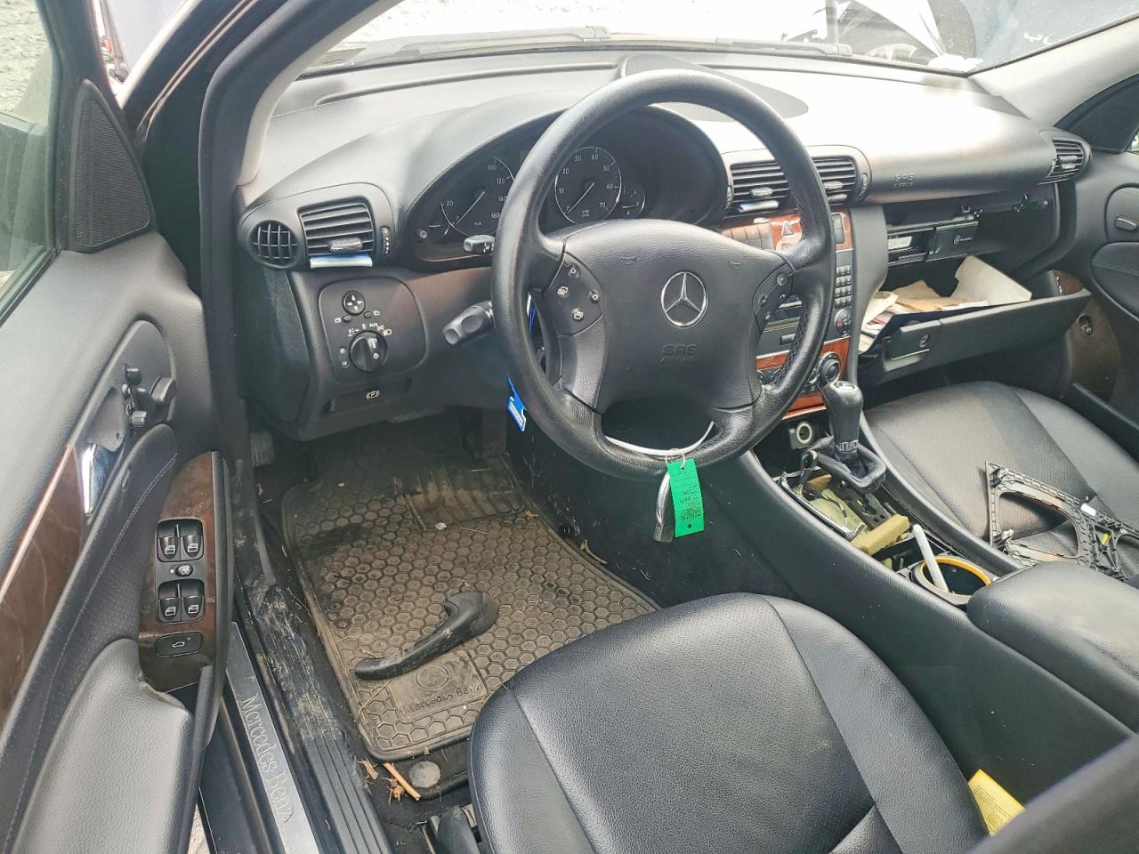 2007 Mercedes-benz C 280 4matic Черный vin: WDBRF92H27F901101