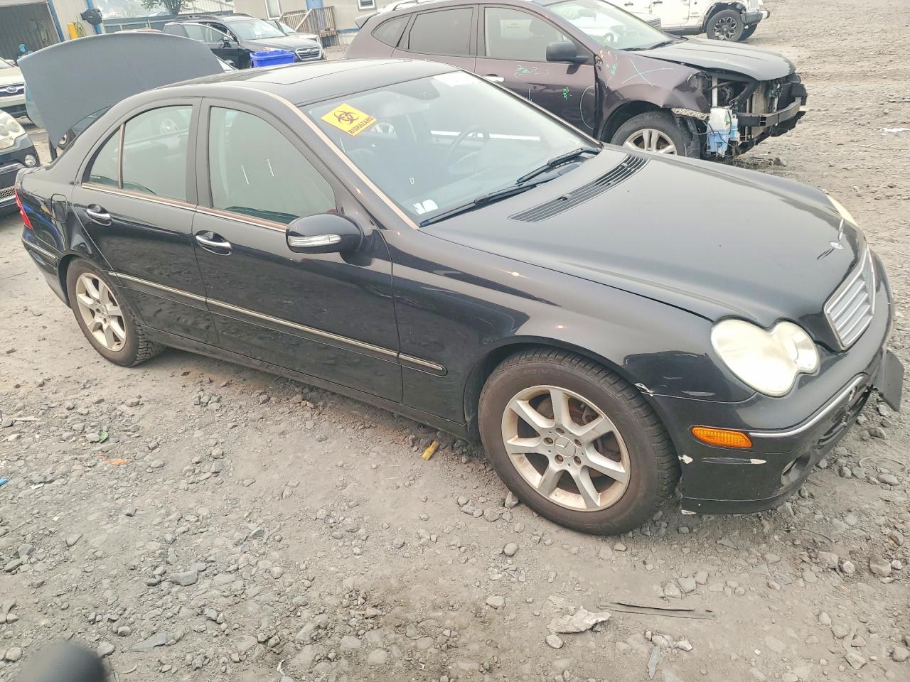 2007 Mercedes-benz C 280 4matic Черный vin: WDBRF92H27F901101