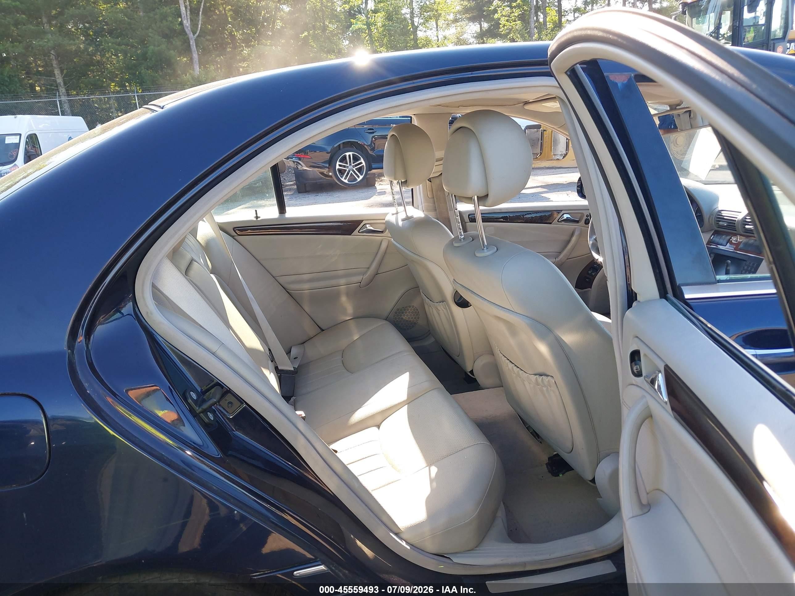 2007 Mercedes-benz C 280 Luxury 4matic Blue vin: WDBRF92H27F903091