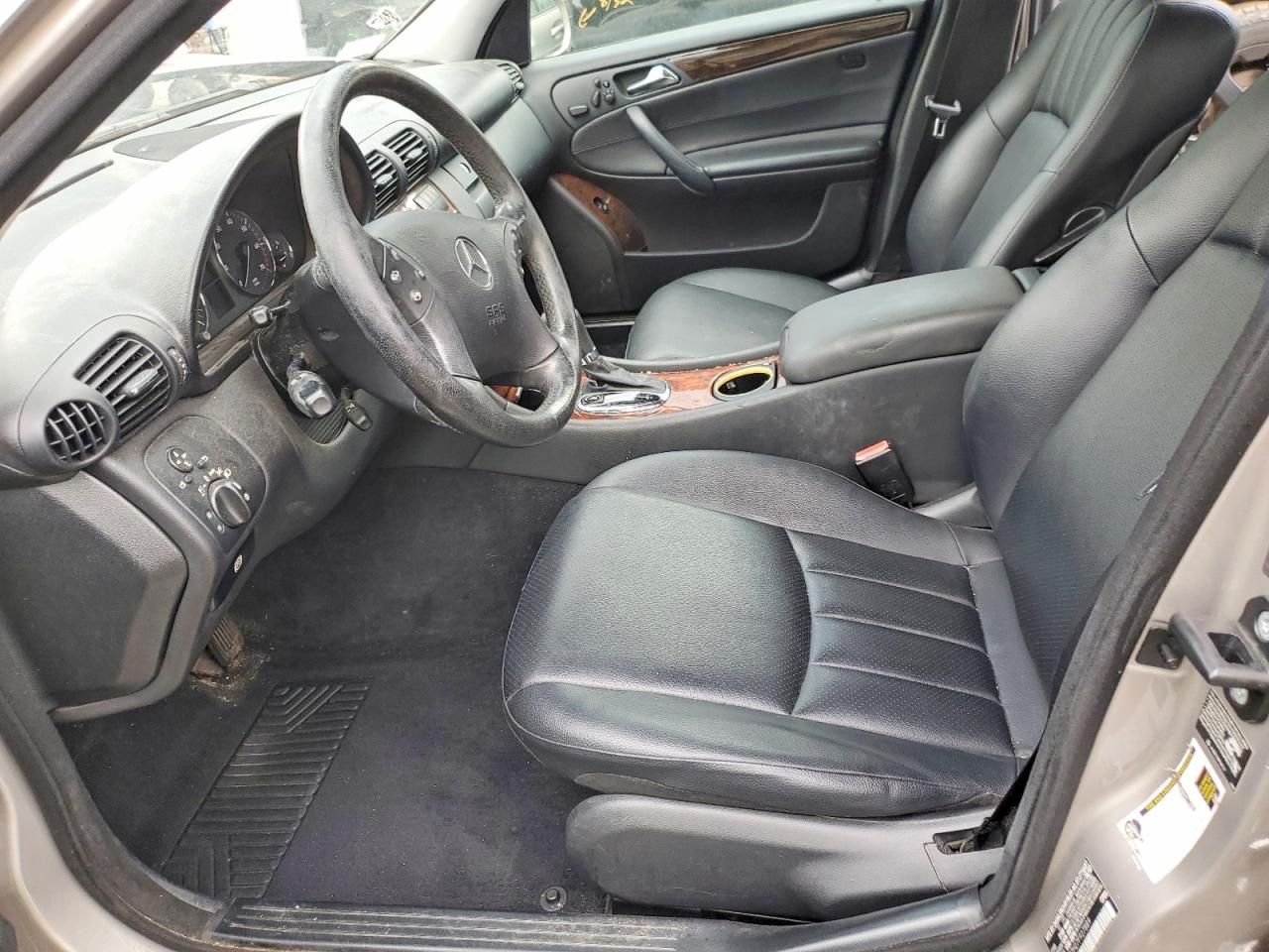 2007 Mercedes-benz C 280 4matic Silver vin: WDBRF92H27F927889