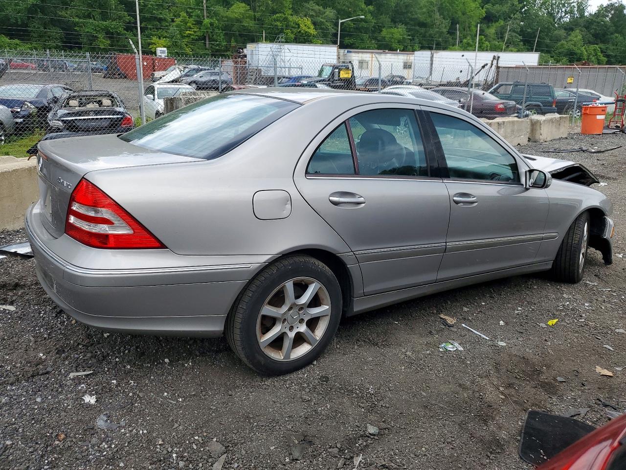 2007 Mercedes-benz C 280 4matic Silver vin: WDBRF92H27F927889