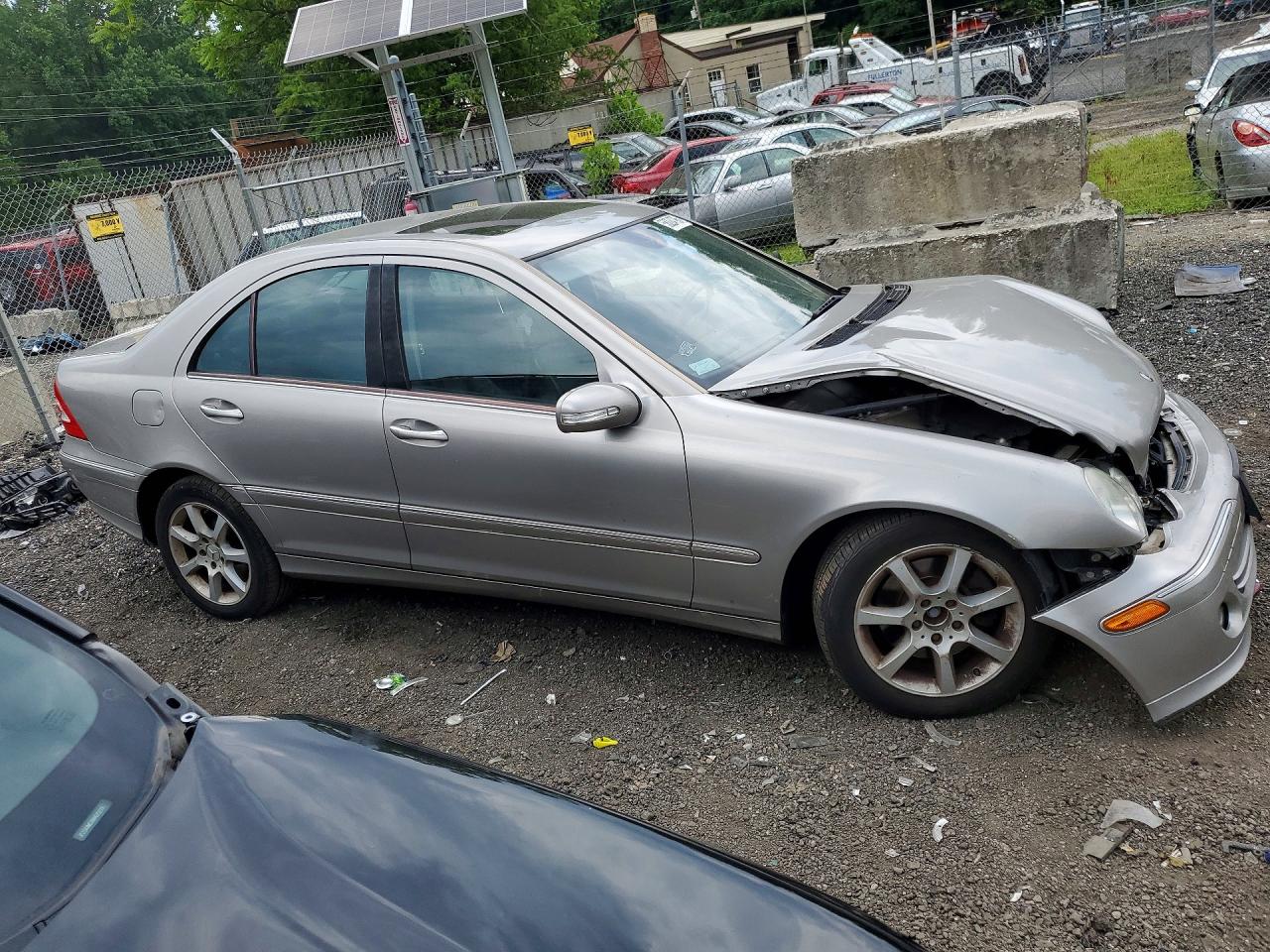 2007 Mercedes-benz C 280 4matic Silver vin: WDBRF92H27F927889