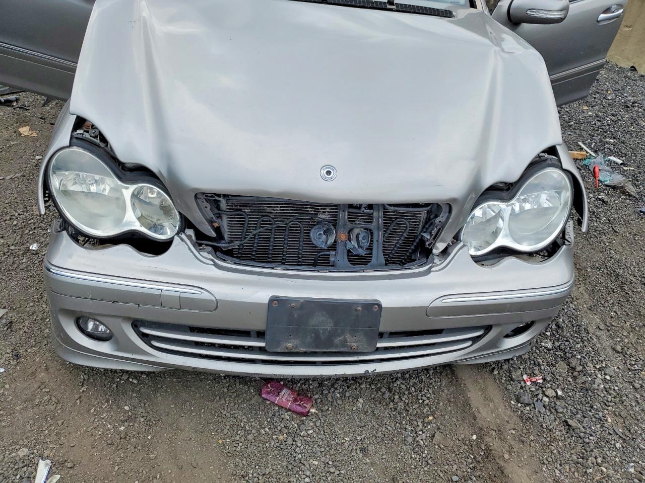 2007 Mercedes-benz C 280 4matic Silver vin: WDBRF92H27F927889