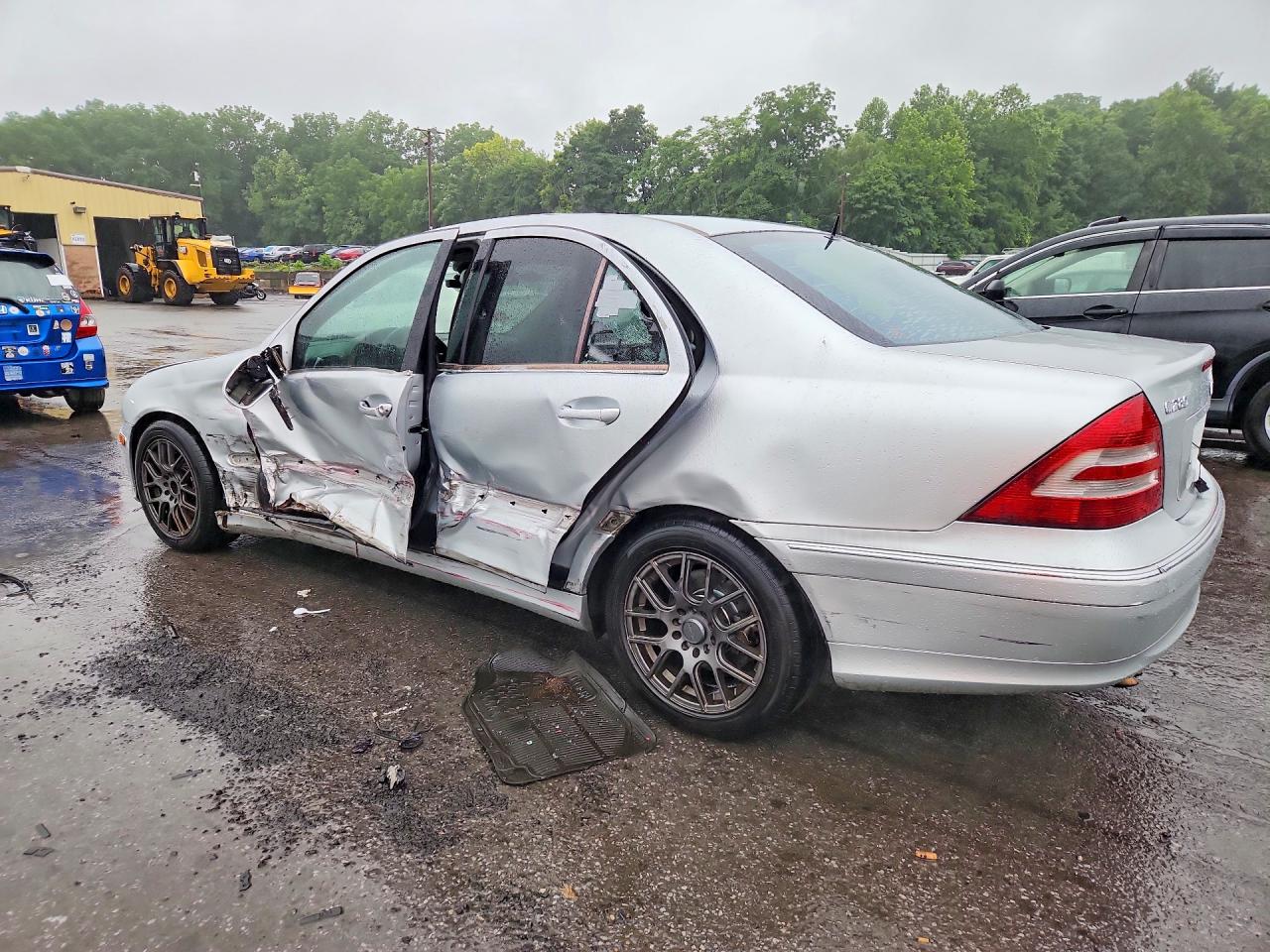 2006 Mercedes-benz C 280 4matic Silver vin: WDBRF92H36F756312
