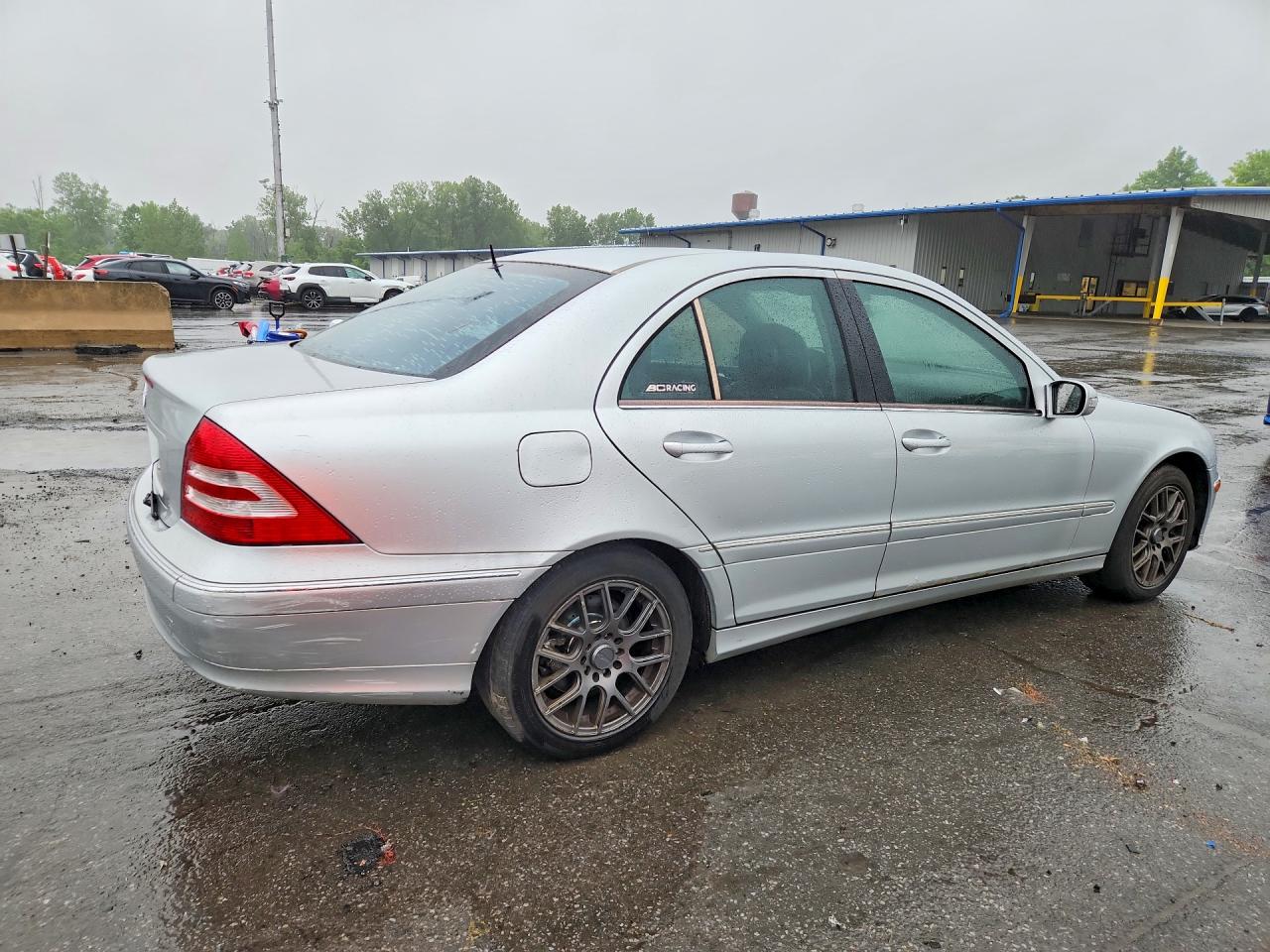 2006 Mercedes-benz C 280 4matic Silver vin: WDBRF92H36F756312