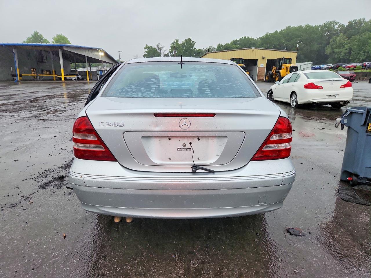 2006 Mercedes-benz C 280 4matic Silver vin: WDBRF92H36F756312