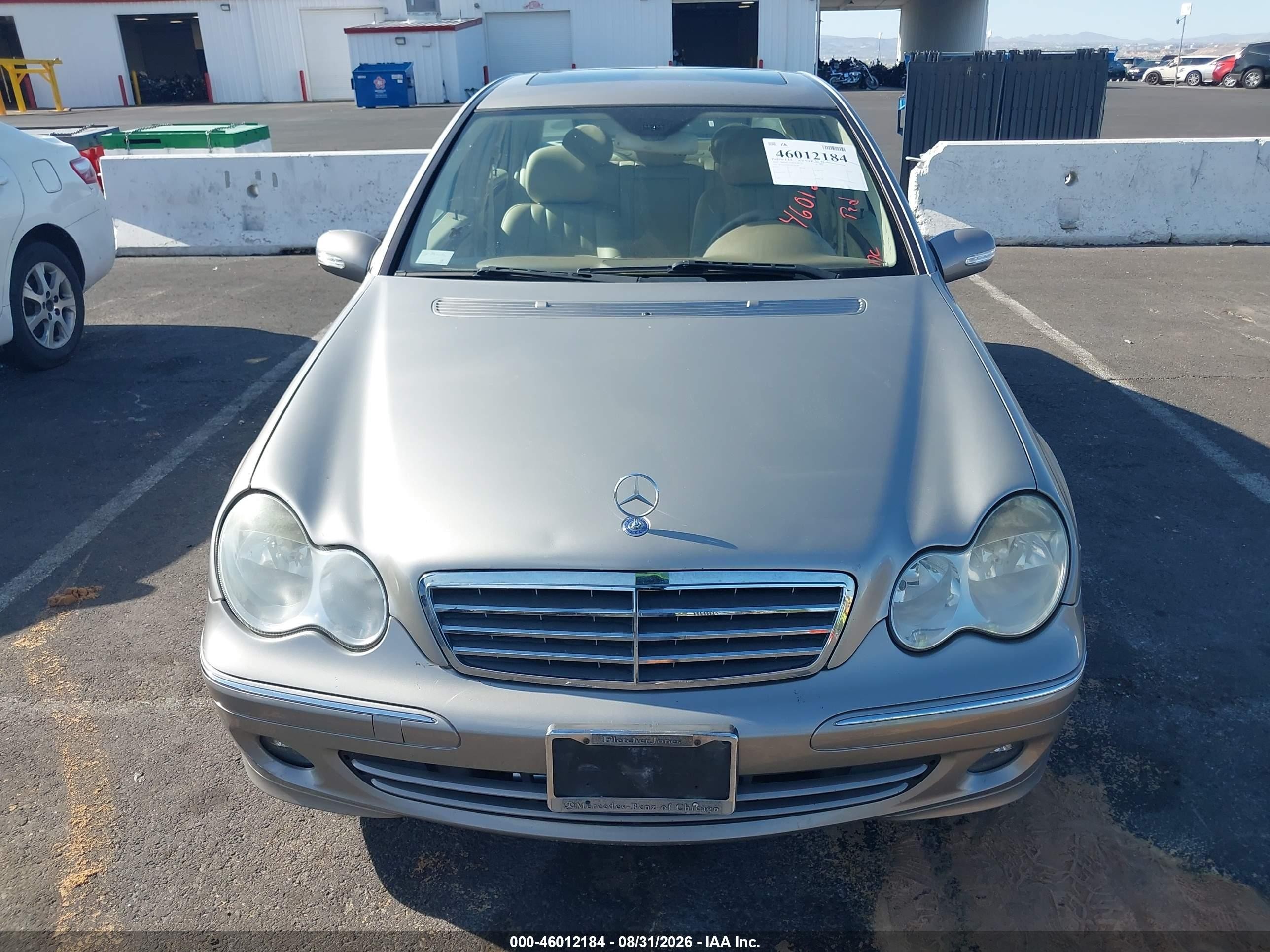 2006 Mercedes-benz C 280 Luxury 4matic Gold vin: WDBRF92H36F770386