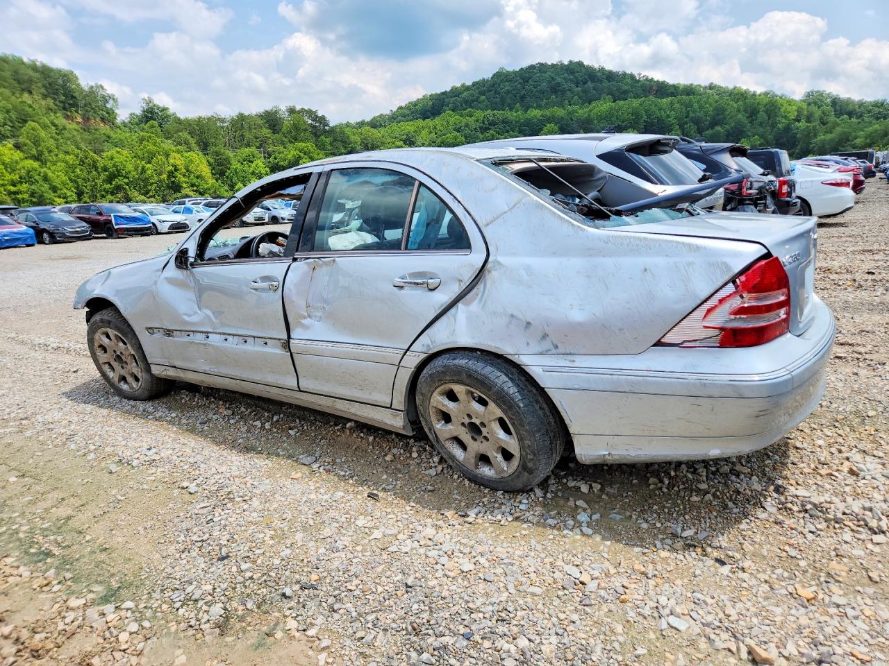2006 Mercedes-benz C 280 4matic Silver vin: WDBRF92H36F789925