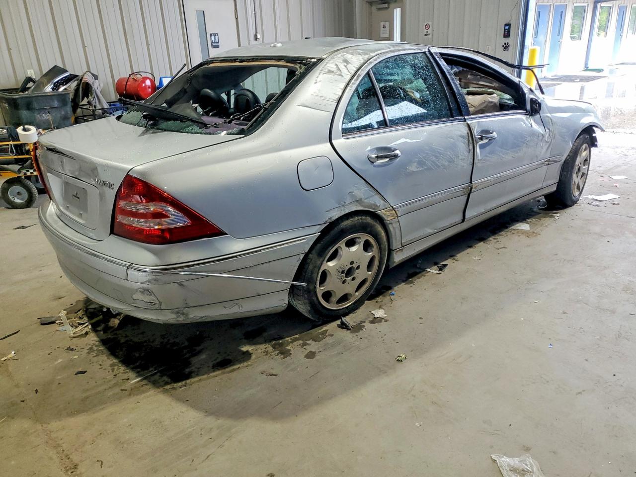 2006 Mercedes-benz C 280 4matic Silver vin: WDBRF92H36F789925
