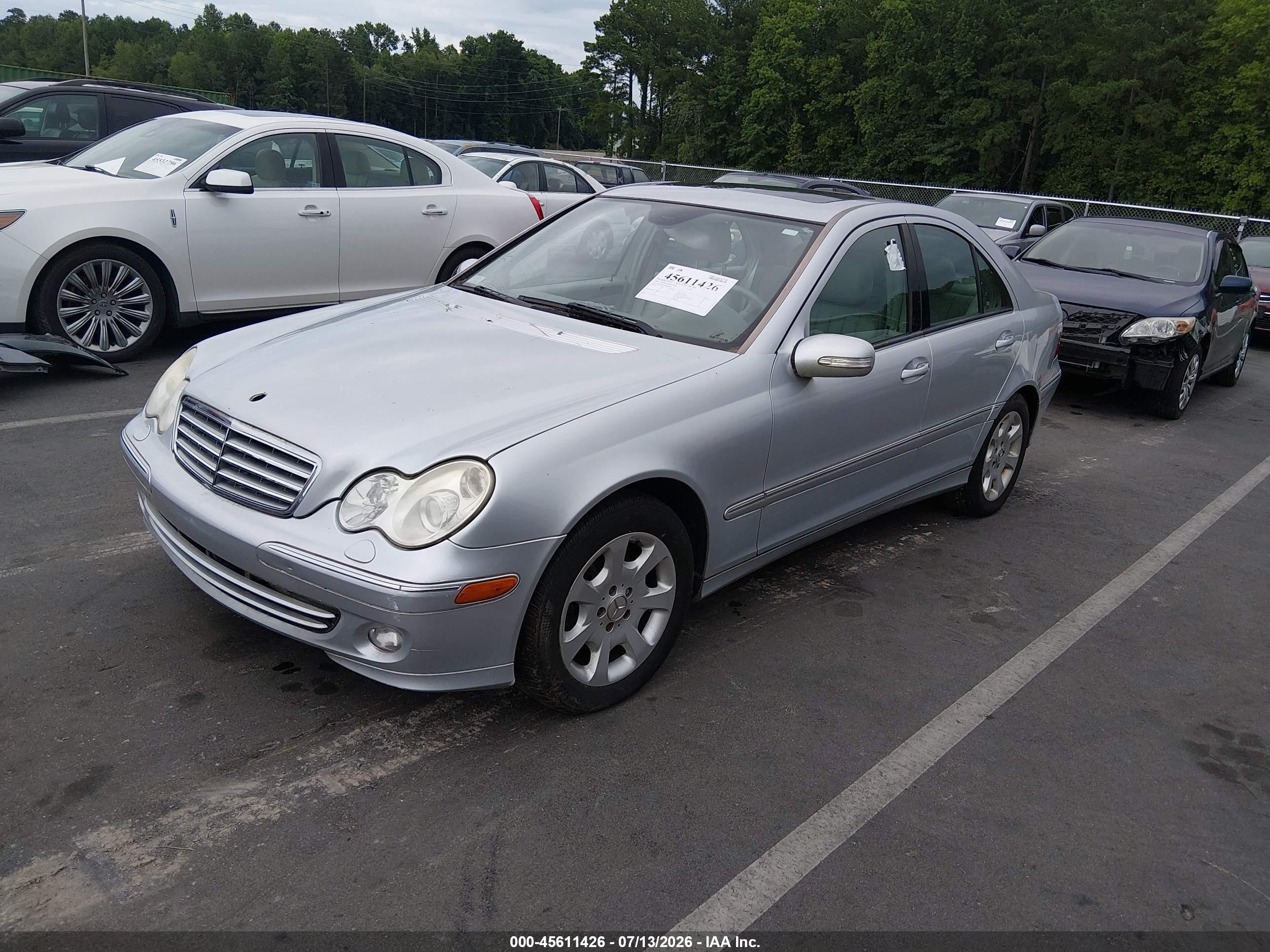 2006 Mercedes-benz C 280 Luxury 4matic Silver vin: WDBRF92H36F800681
