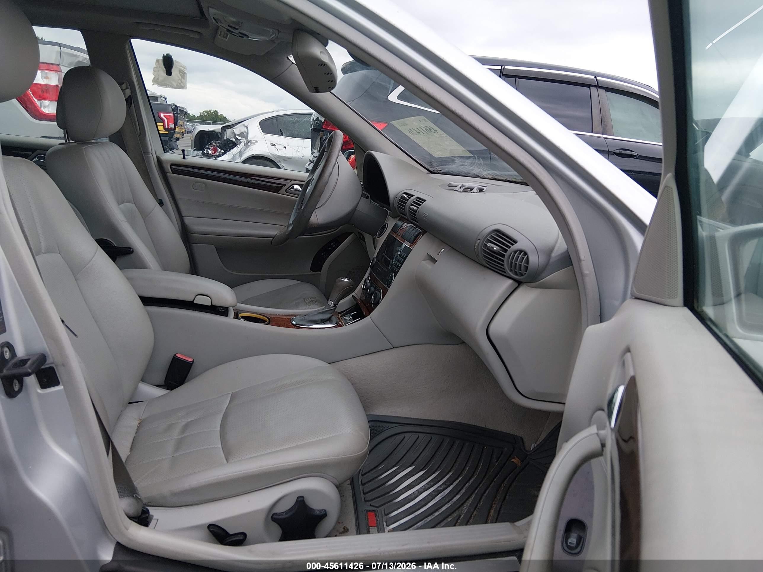 2006 Mercedes-benz C 280 Luxury 4matic Silver vin: WDBRF92H36F800681