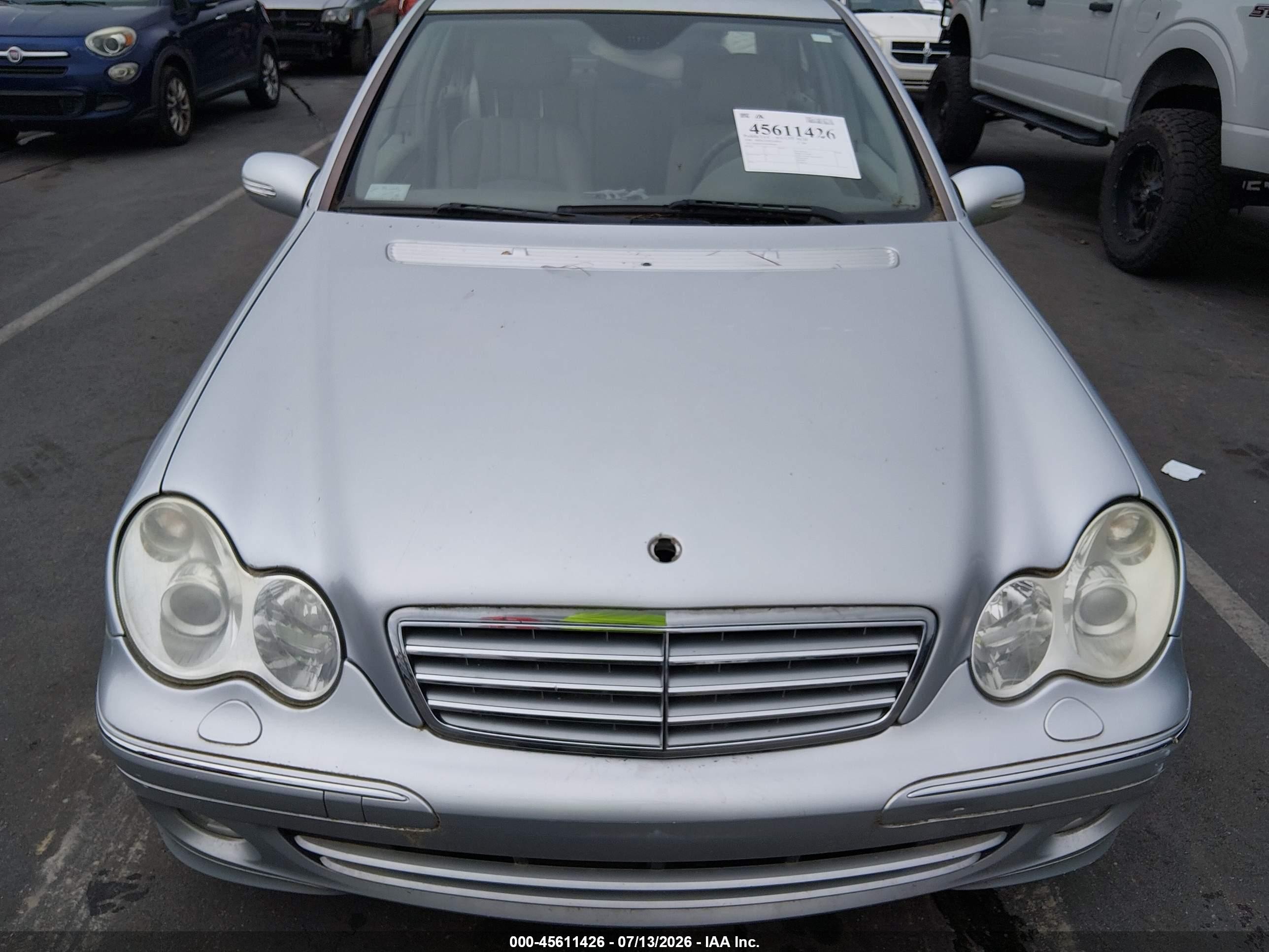 2006 Mercedes-benz C 280 Luxury 4matic Silver vin: WDBRF92H36F800681