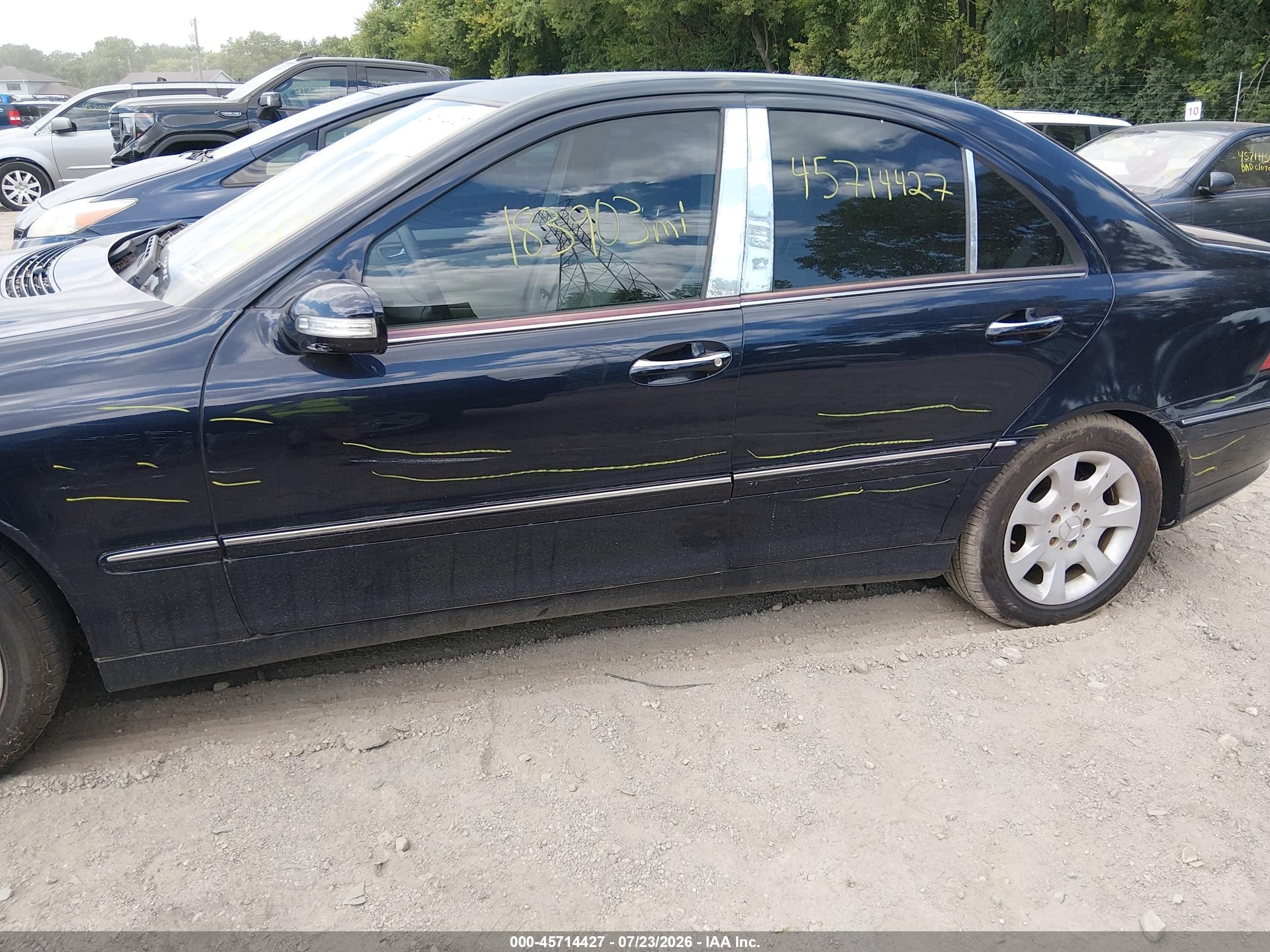 2006 Mercedes-benz C 280 Luxury 4matic Dark Blue vin: WDBRF92H36F819604