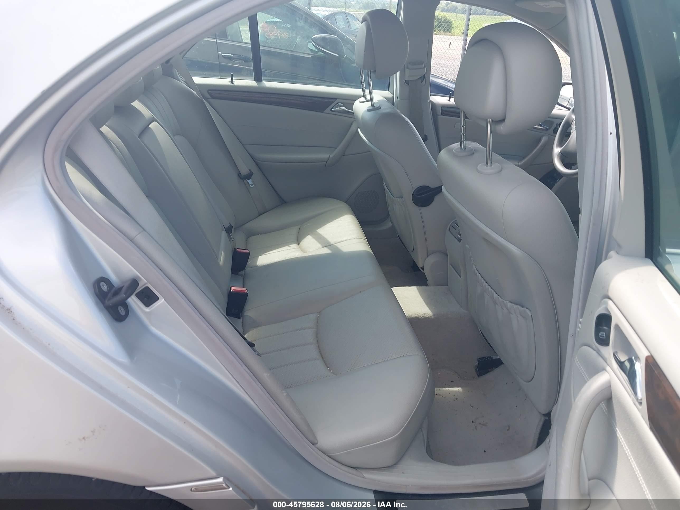 2007 Mercedes-benz C 280 Luxury 4matic Silver vin: WDBRF92H37F878265
