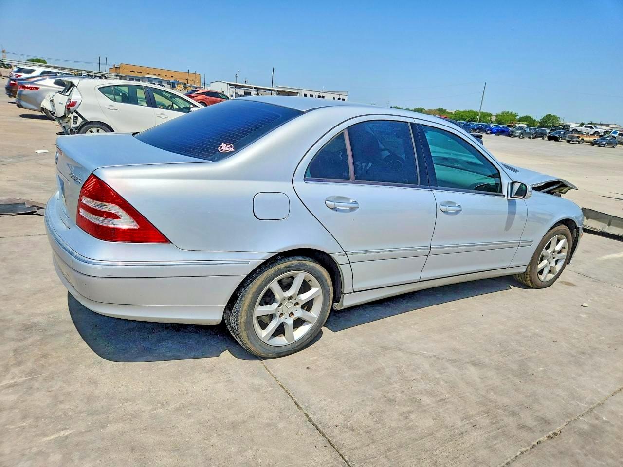2007 Mercedes-benz C 280 4matic Silver vin: WDBRF92H37F885443
