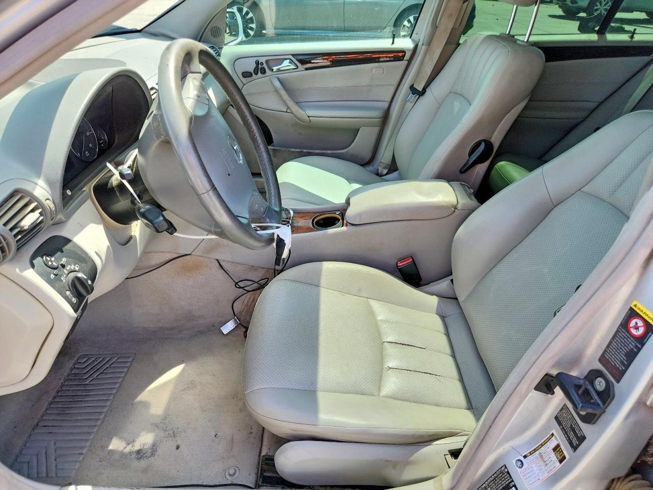 2007 Mercedes-benz C 280 4matic Silver vin: WDBRF92H37F885443