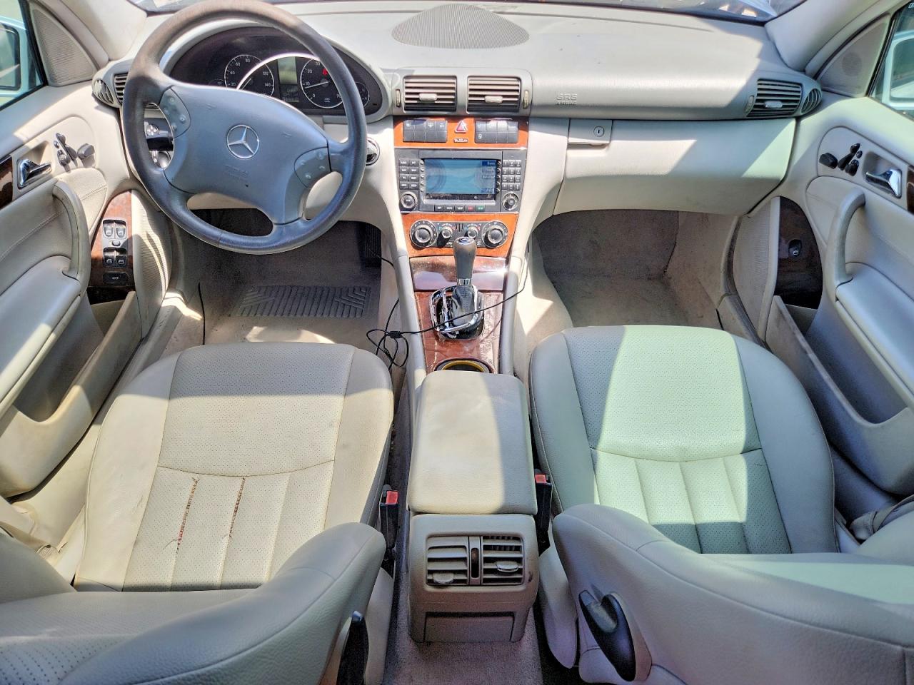 2007 Mercedes-benz C 280 4matic Silver vin: WDBRF92H37F885443