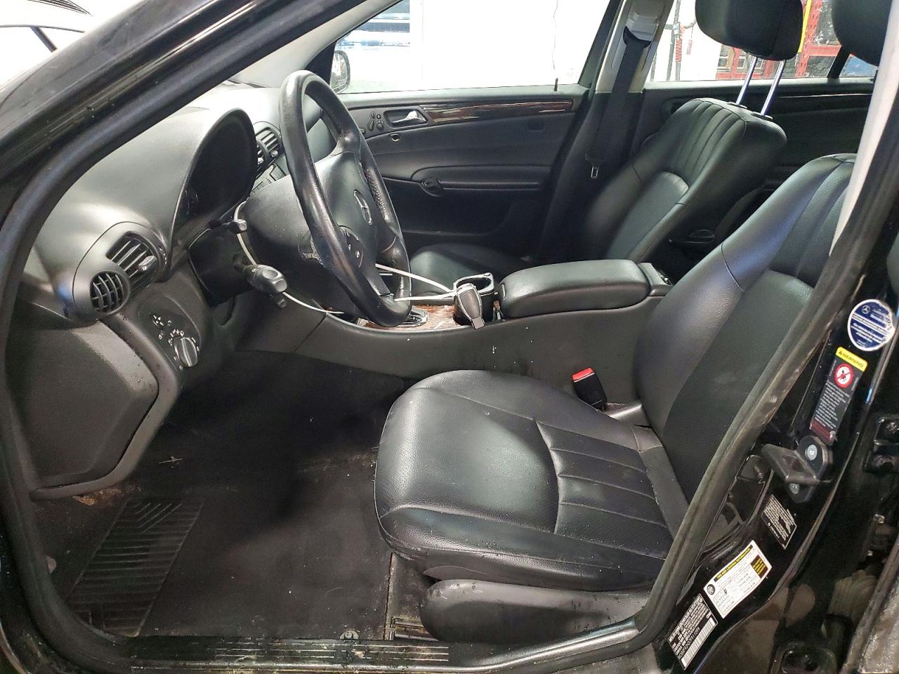 2007 Mercedes-benz C 280 4matic Black vin: WDBRF92H37F911099
