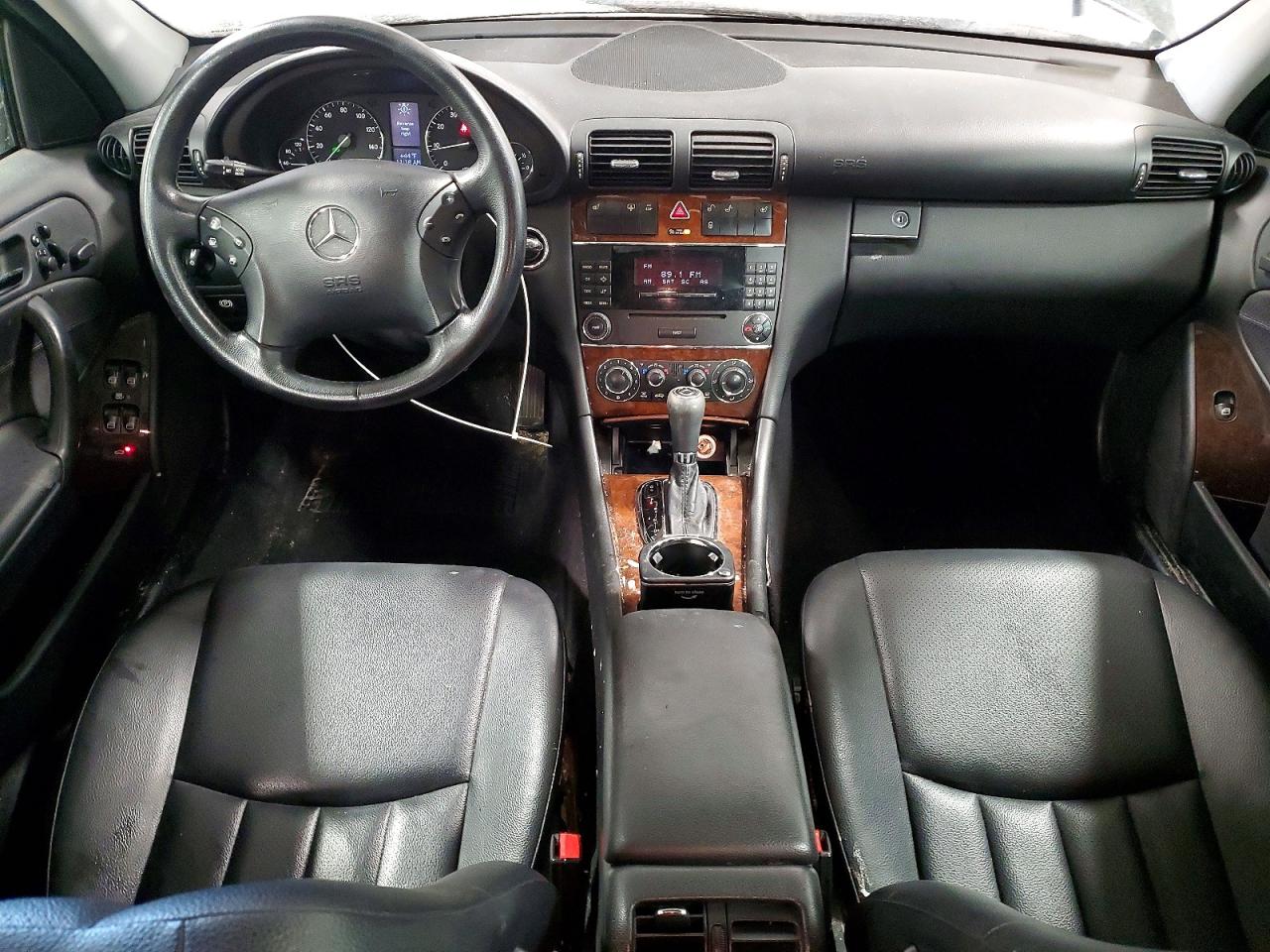 2007 Mercedes-benz C 280 4matic Black vin: WDBRF92H37F911099