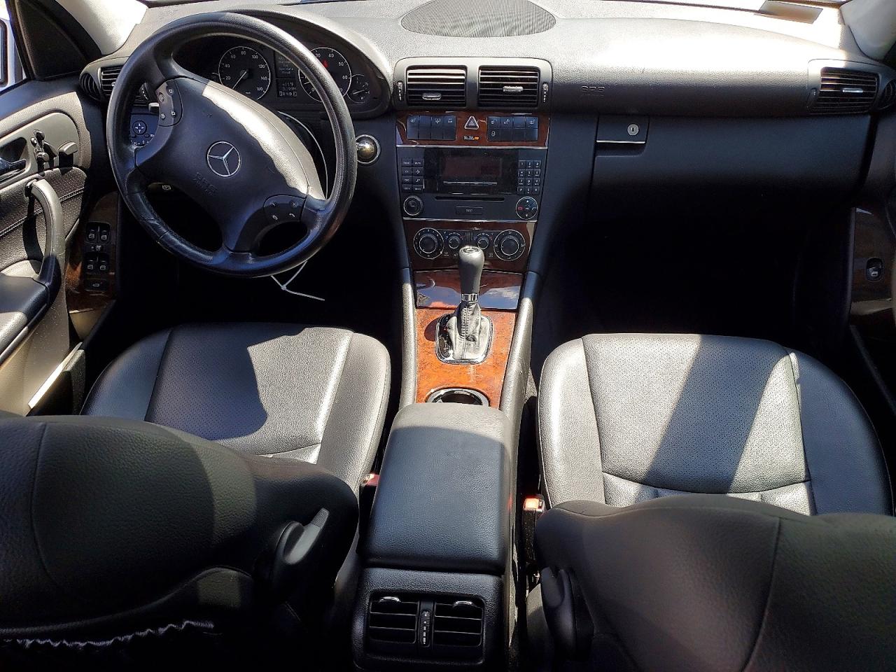 2007 Mercedes-benz C 280 4matic Silver vin: WDBRF92H37F919302