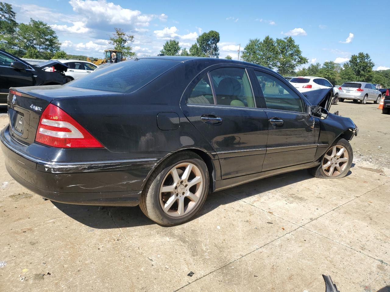 2007 Mercedes-benz C 280 4matic 280 4matic Черный vin: WDBRF92H37F925911
