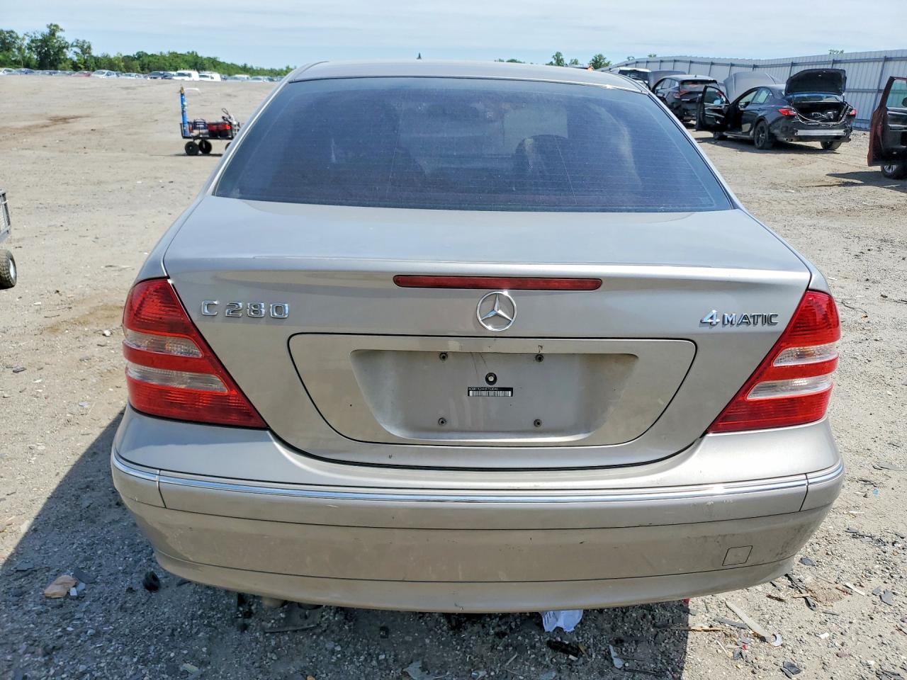 2006 Mercedes-benz C 280 4matic Beige vin: WDBRF92H46F753046
