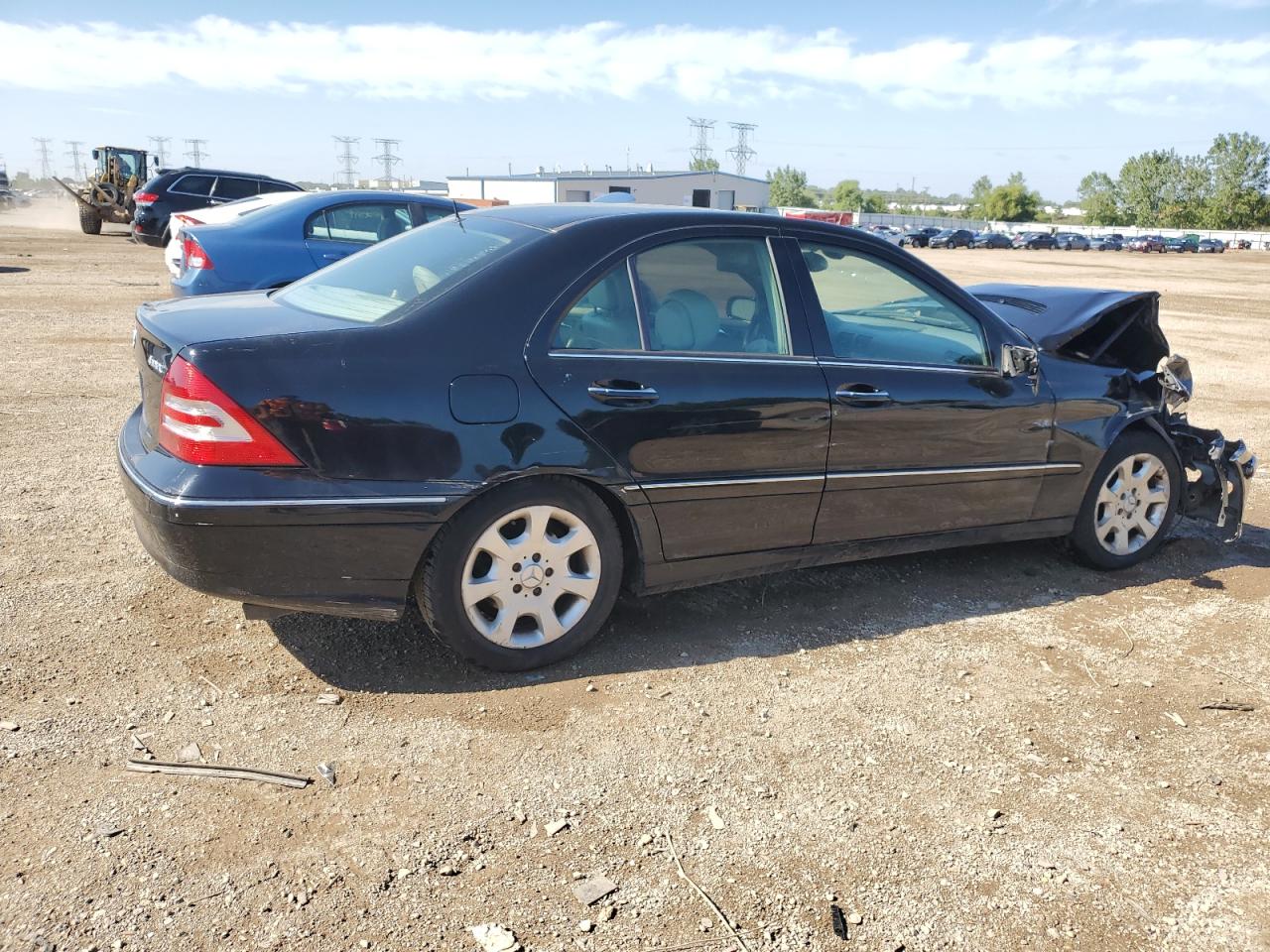 2006 Mercedes-benz C 280 4matic Black vin: WDBRF92H46F817361