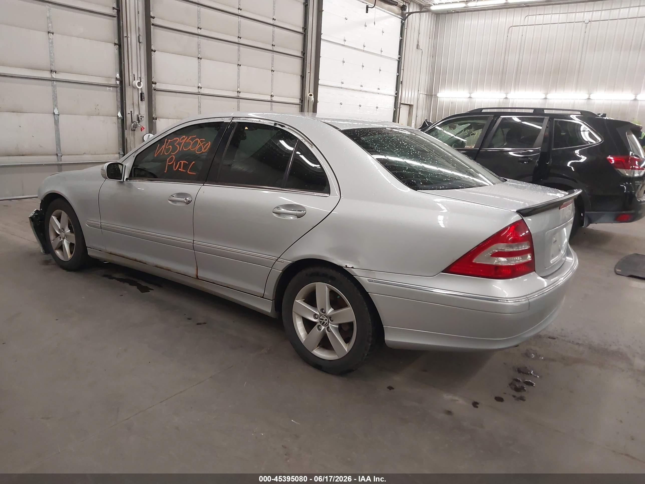 2007 Mercedes-benz C 280 Luxury 4matic Silver vin: WDBRF92H47F859627