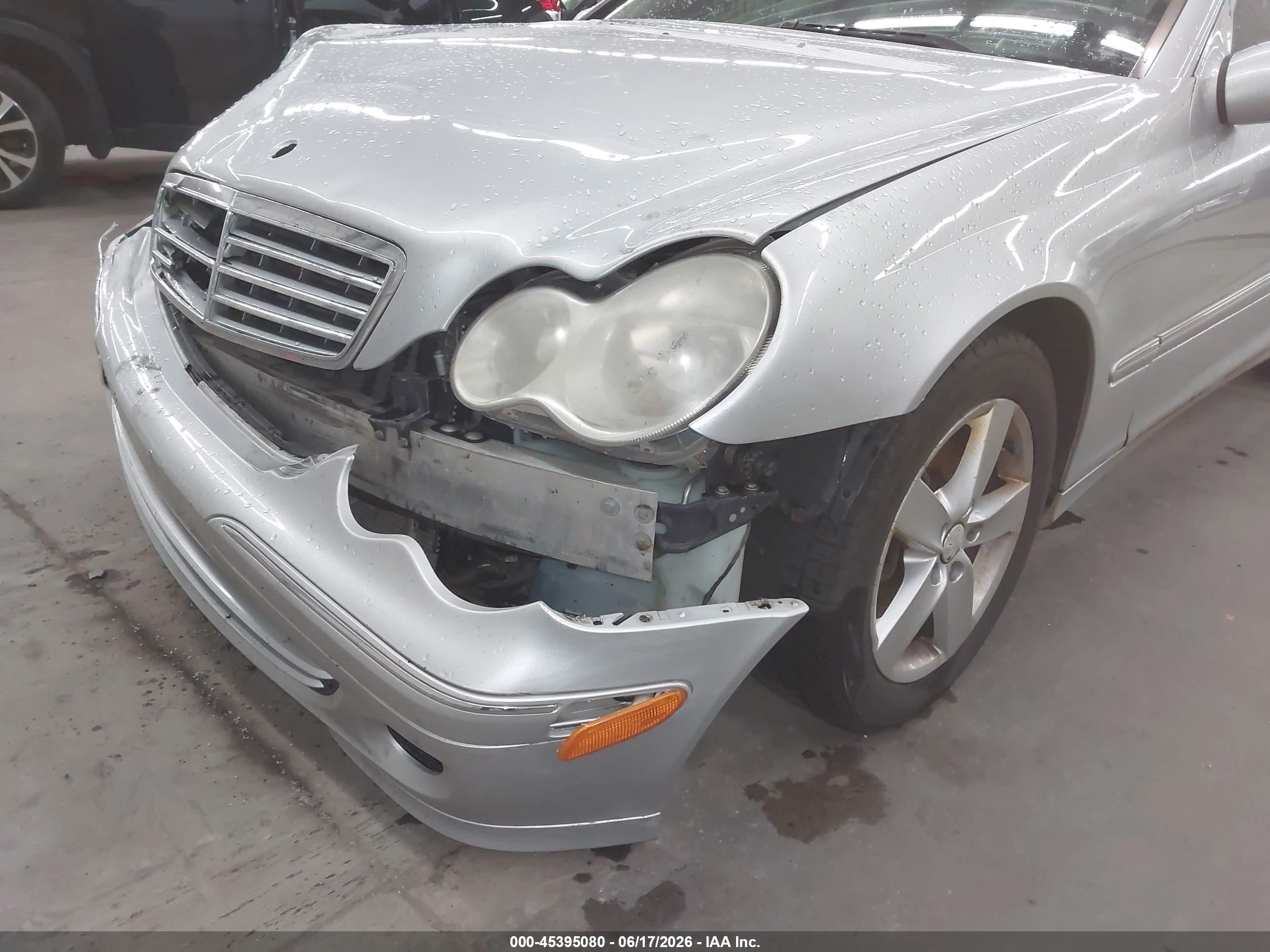 2007 Mercedes-benz C 280 Luxury 4matic Silver vin: WDBRF92H47F859627