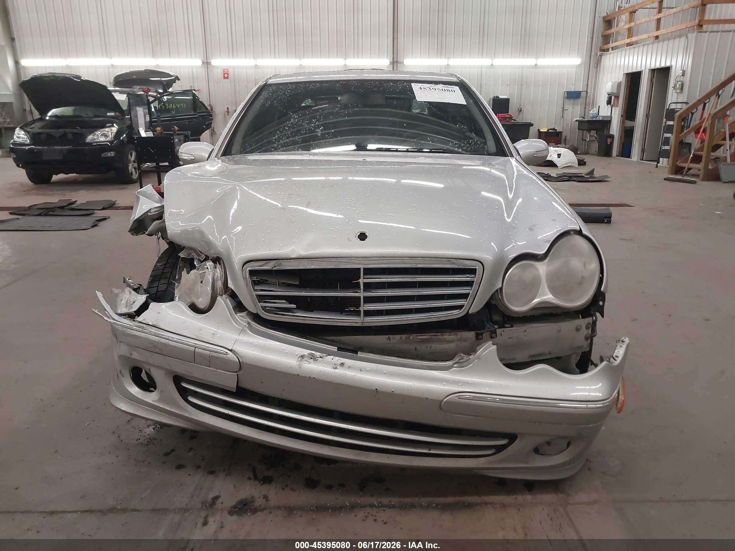 2007 Mercedes-benz C 280 Luxury 4matic Silver vin: WDBRF92H47F859627