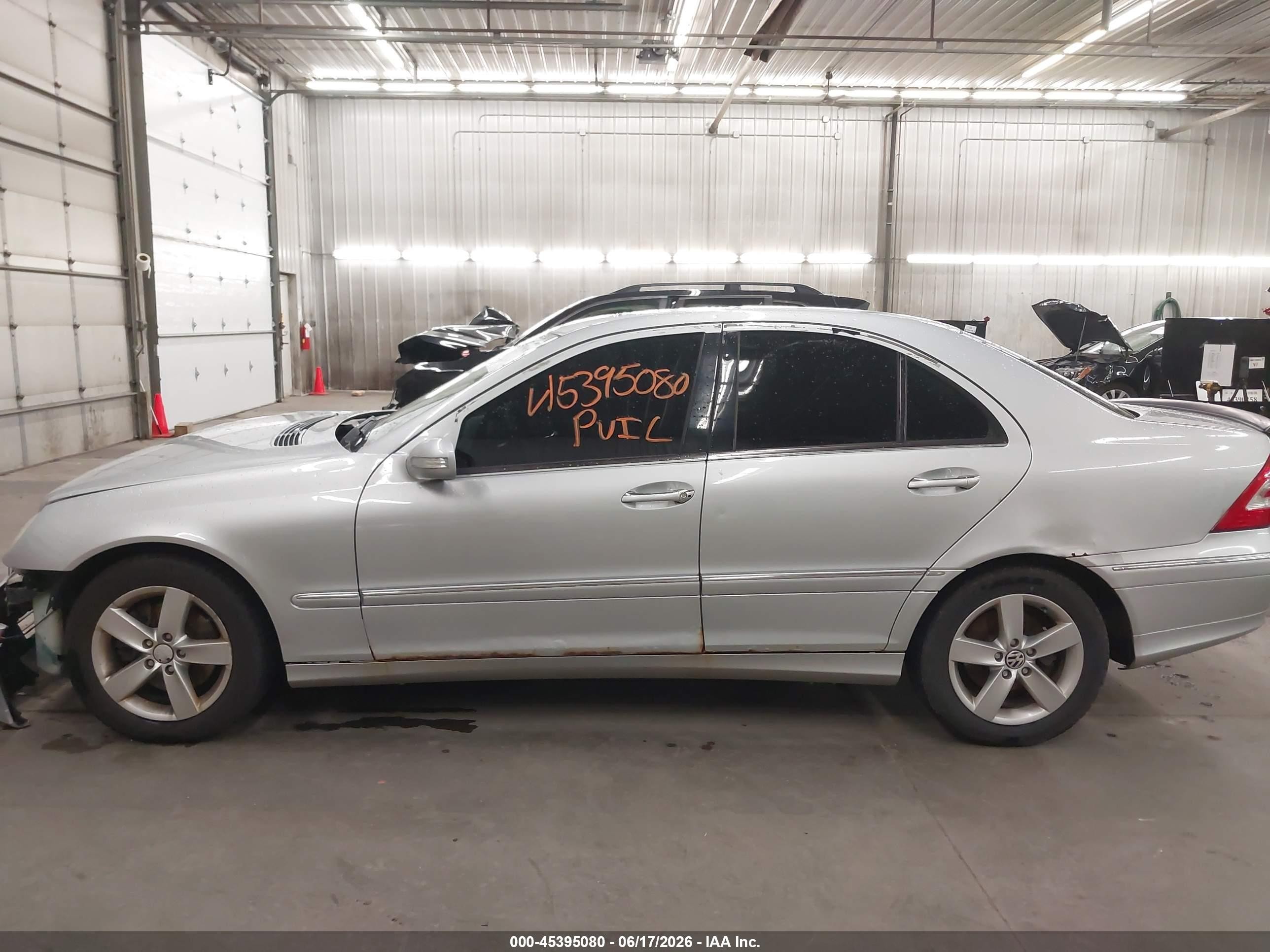 2007 Mercedes-benz C 280 Luxury 4matic Silver vin: WDBRF92H47F859627