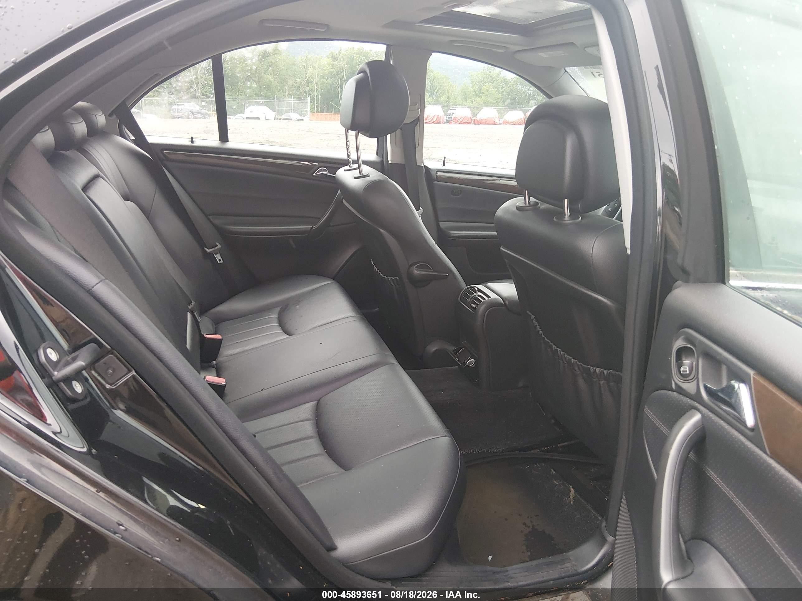 2007 Mercedes-benz C 280 Luxury 4matic Black vin: WDBRF92H47F868473