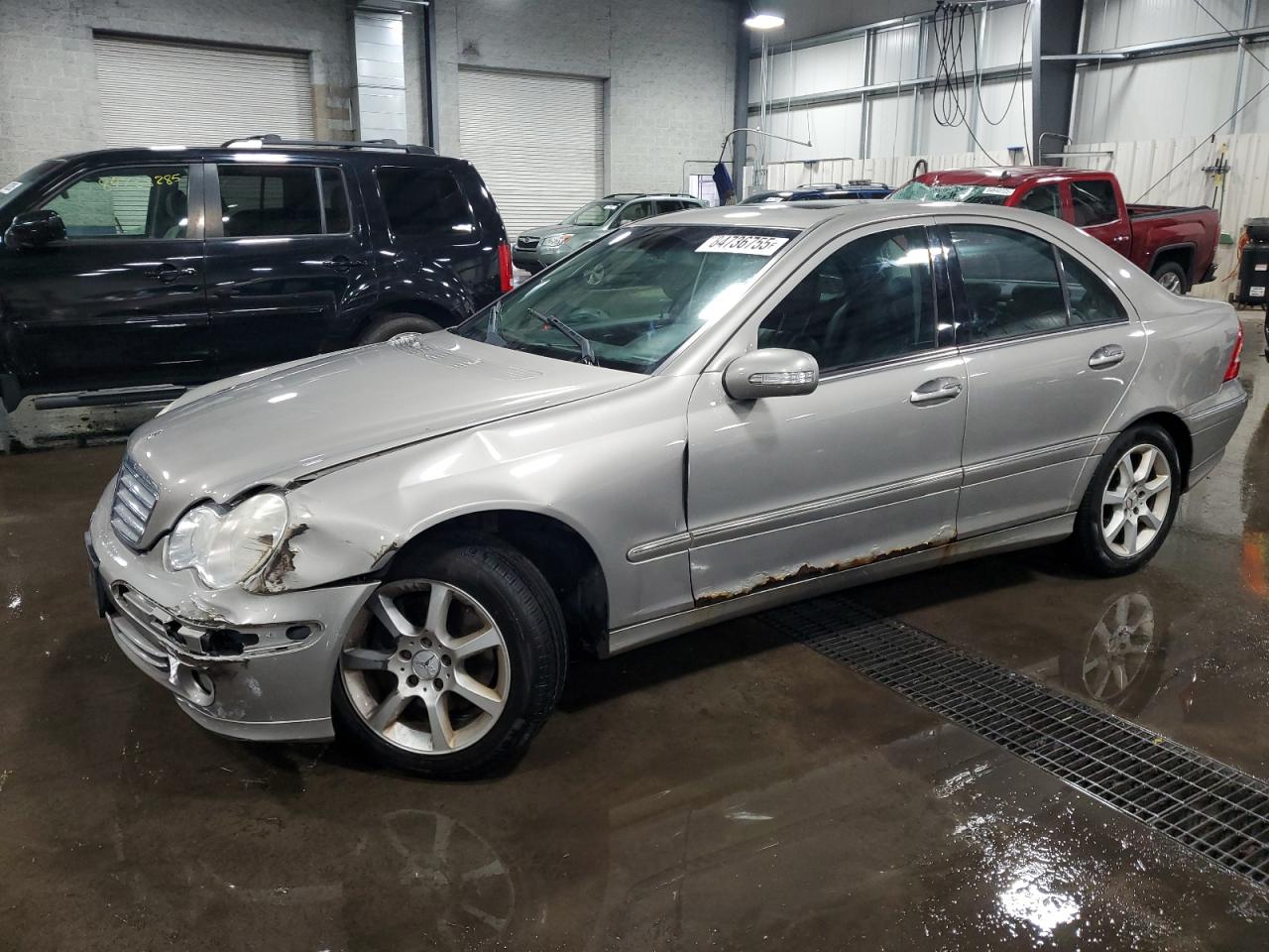 2007 Mercedes-benz C 280 4matic Желто-коричневый vin: WDBRF92H47F892420