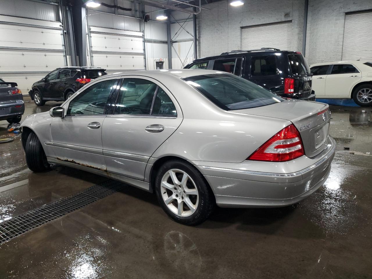 2007 Mercedes-benz C 280 4matic Желто-коричневый vin: WDBRF92H47F892420