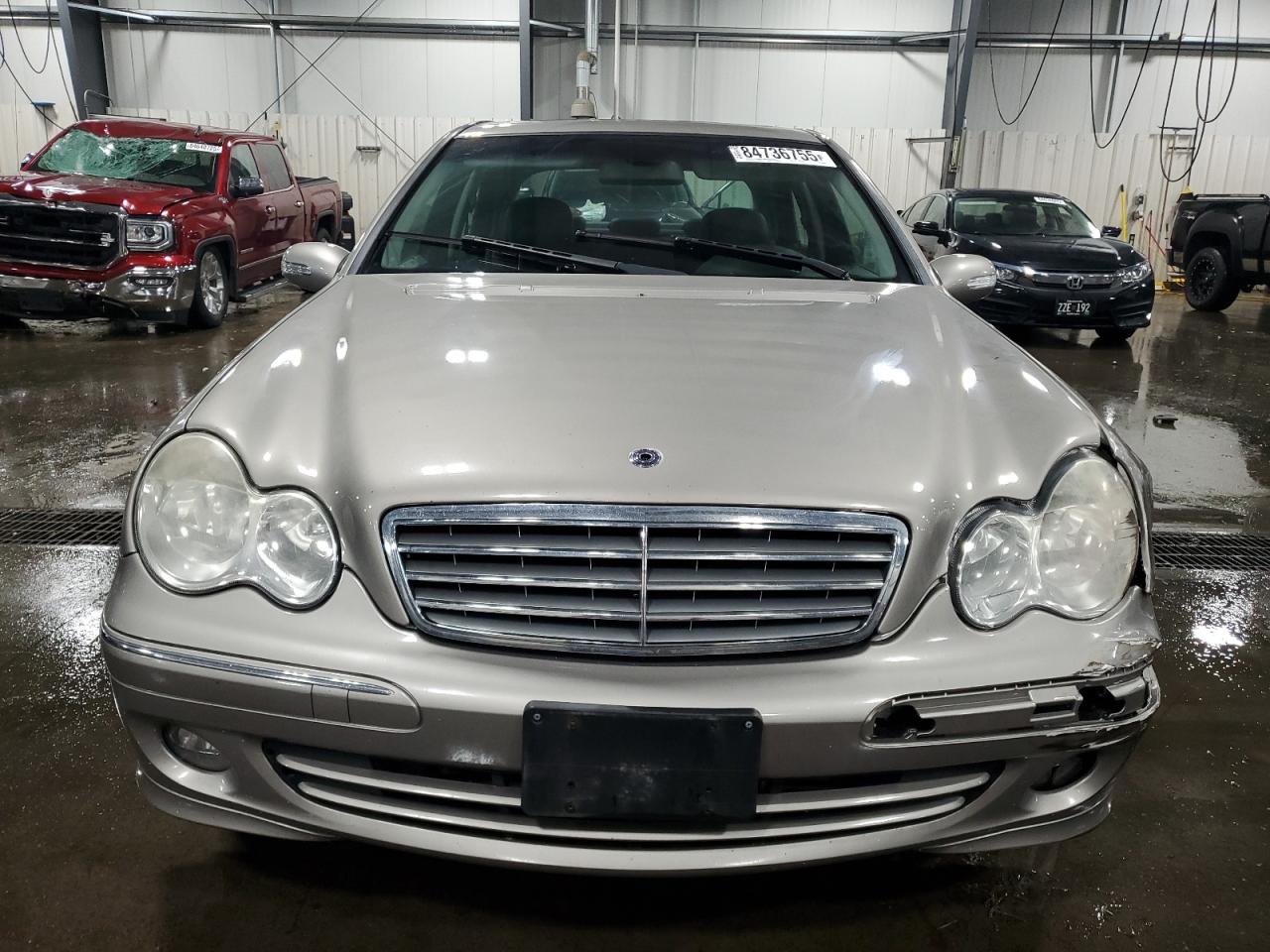 2007 Mercedes-benz C 280 4matic Желто-коричневый vin: WDBRF92H47F892420