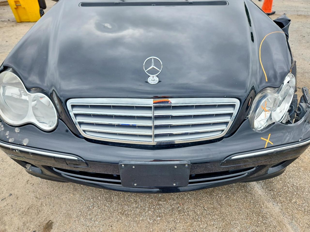 2007 Mercedes-benz C 280 4matic Black vin: WDBRF92H47F896659
