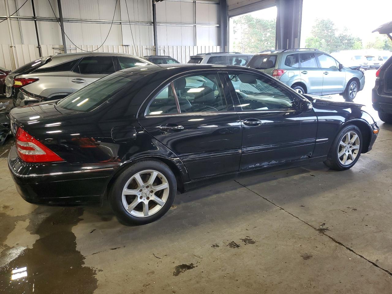 2007 Mercedes-benz C 280 4matic Black vin: WDBRF92H47F913329