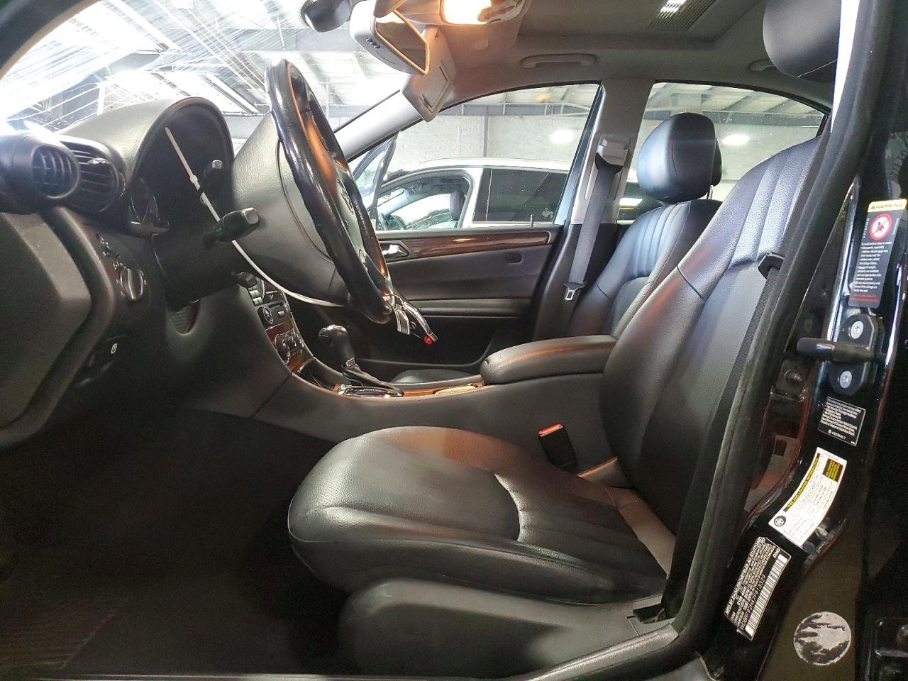 2007 Mercedes-benz C 280 4matic Black vin: WDBRF92H47F913329