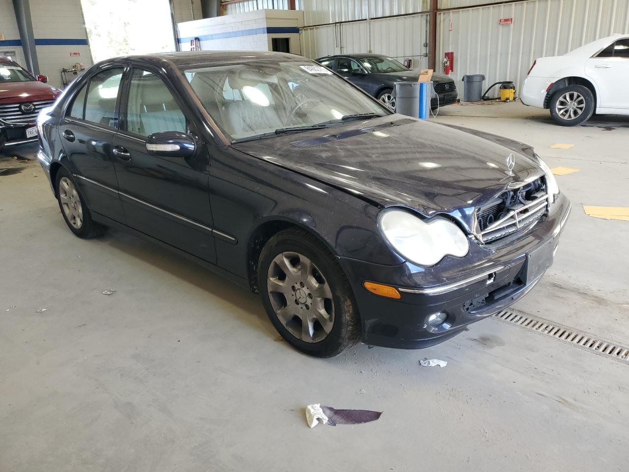 2006 Mercedes-benz C 280 4matic Blue vin: WDBRF92H56F752679