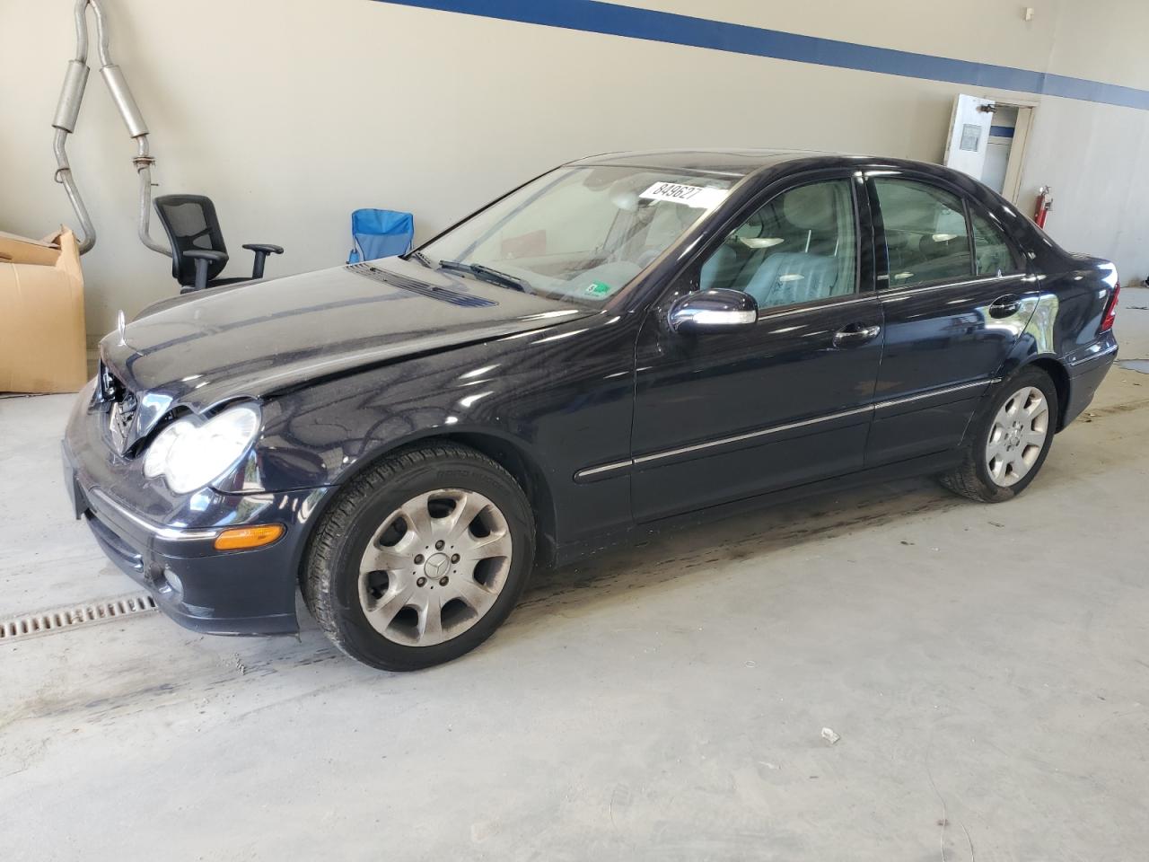 2006 Mercedes-benz C 280 4matic Blue vin: WDBRF92H56F752679