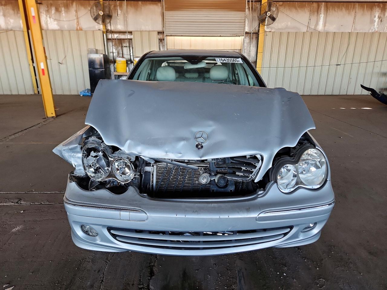 2006 Mercedes-benz C 280 4matic Silver vin: WDBRF92H56F753153