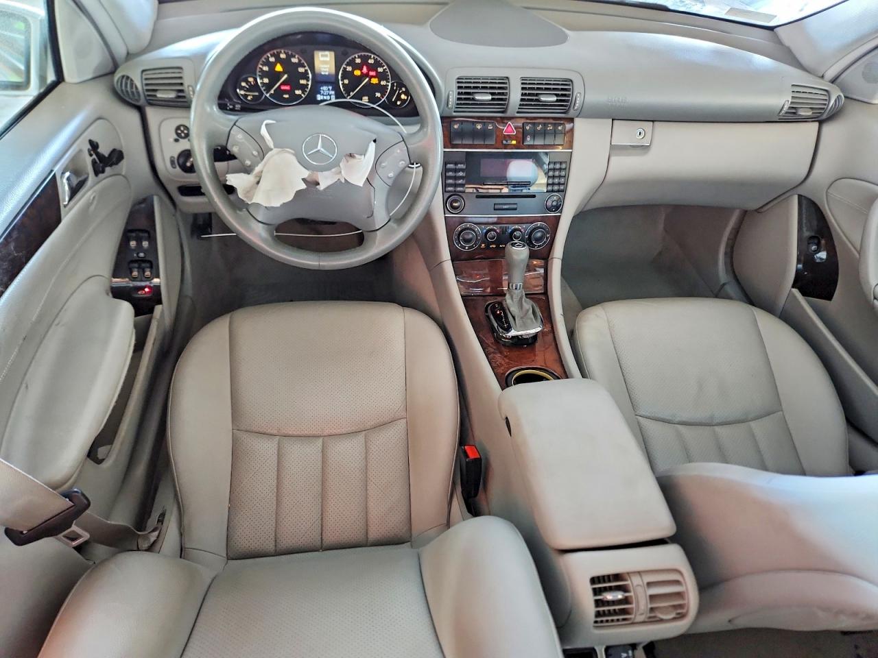 2006 Mercedes-benz C 280 4matic Silver vin: WDBRF92H56F753153