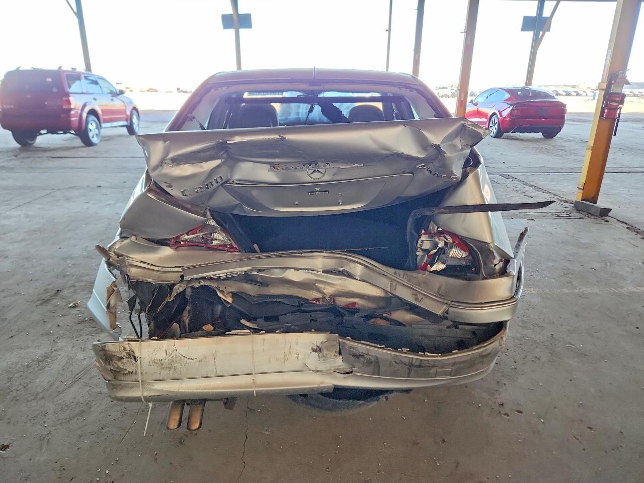 2006 Mercedes-benz C 280 4matic Silver vin: WDBRF92H56F753153