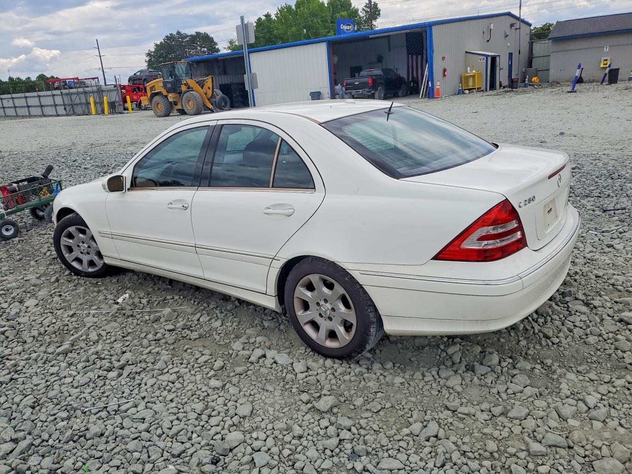 2006 Mercedes-benz C 280 4matic White vin: WDBRF92H56F755923