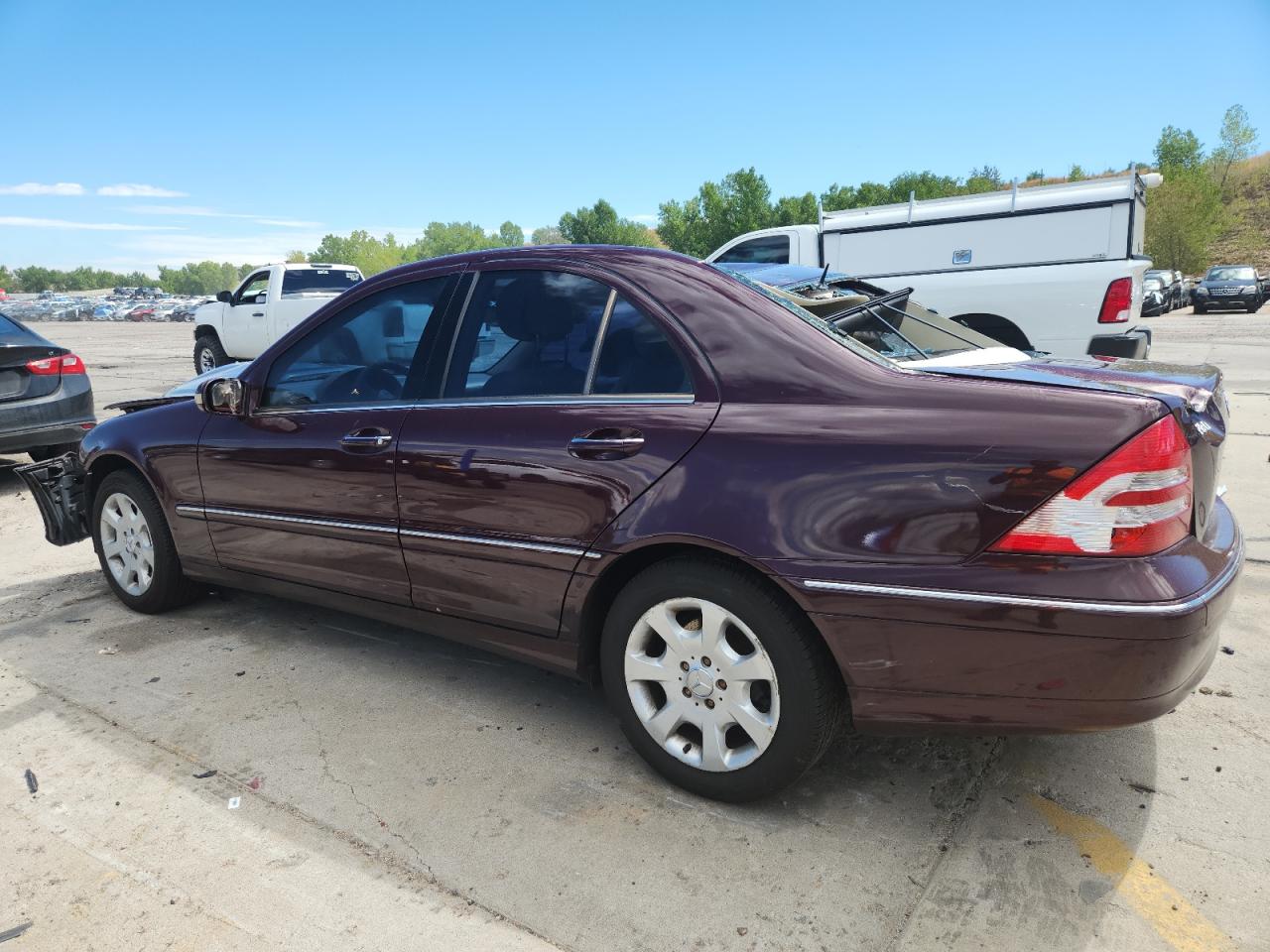 2006 Mercedes-benz C 280 4matic Purple vin: WDBRF92H56F775251