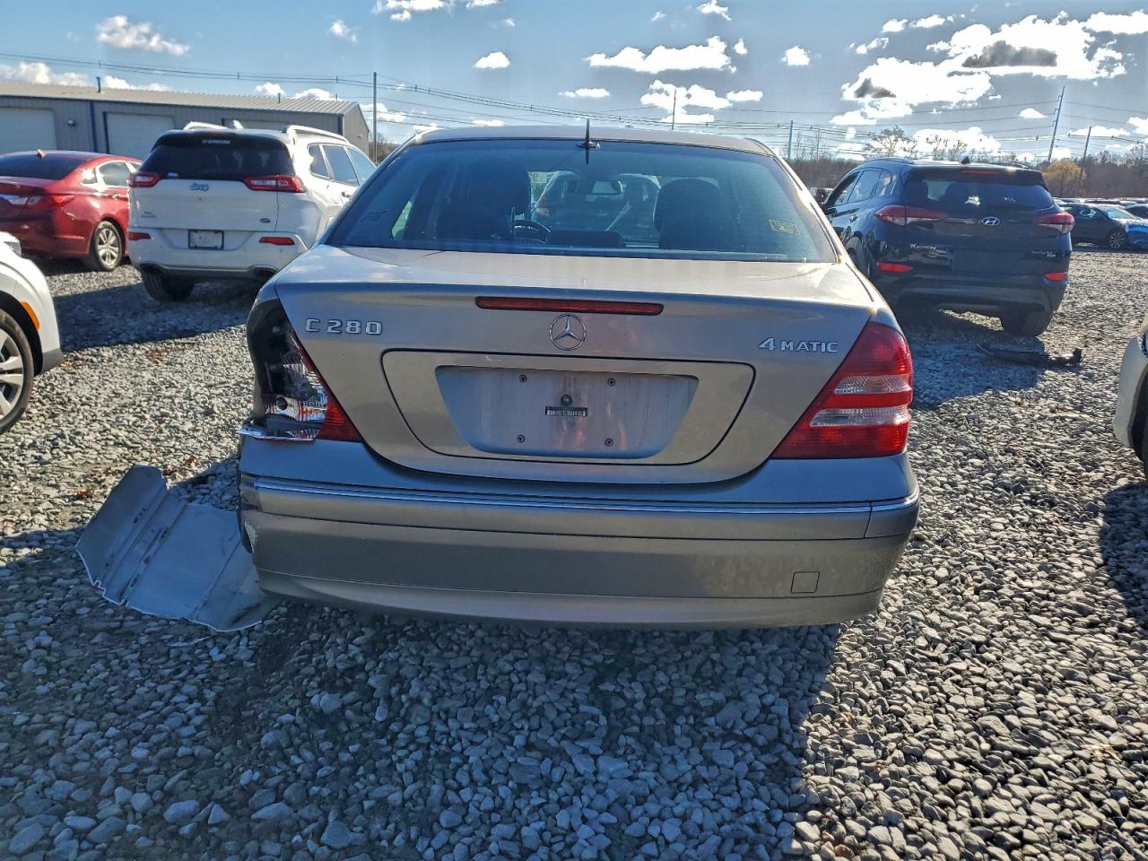 2006 Mercedes-benz C 280 4matic Gray vin: WDBRF92H56F783494