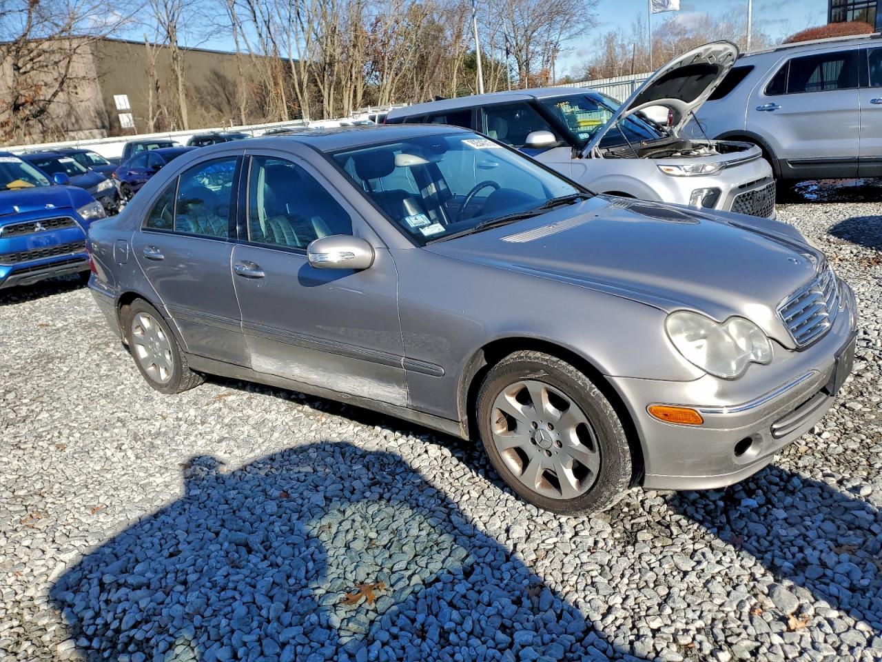 2006 Mercedes-benz C 280 4matic Gray vin: WDBRF92H56F783494