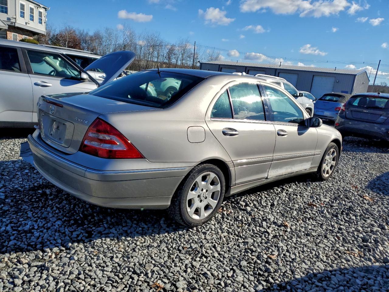 2006 Mercedes-benz C 280 4matic Gray vin: WDBRF92H56F783494