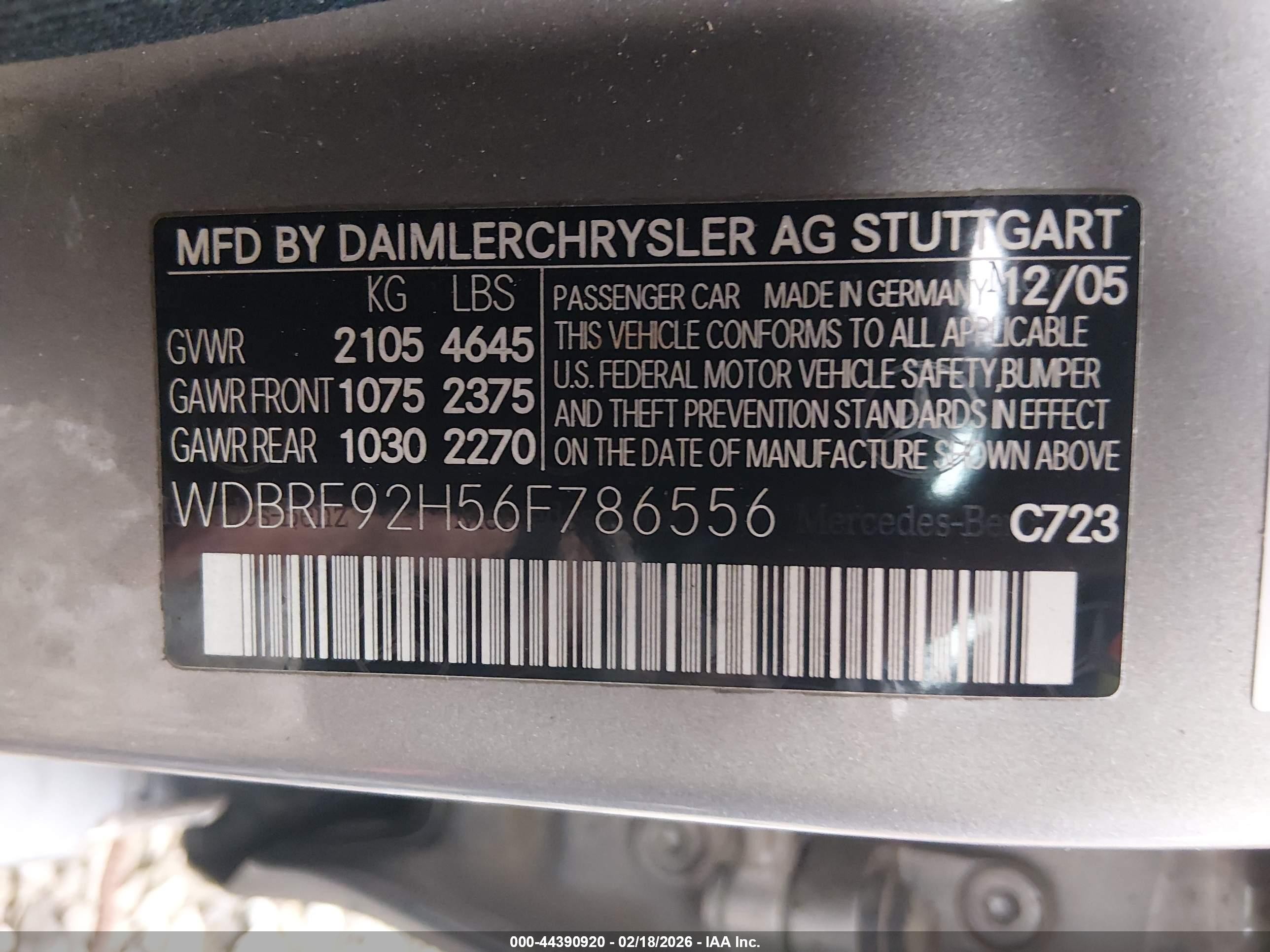 2006 Mercedes-benz C 280 Luxury 4matic Gray vin: WDBRF92H56F786556