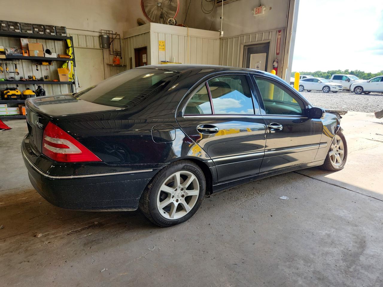 2007 Mercedes-benz C 280 4matic Black vin: WDBRF92H57F926512